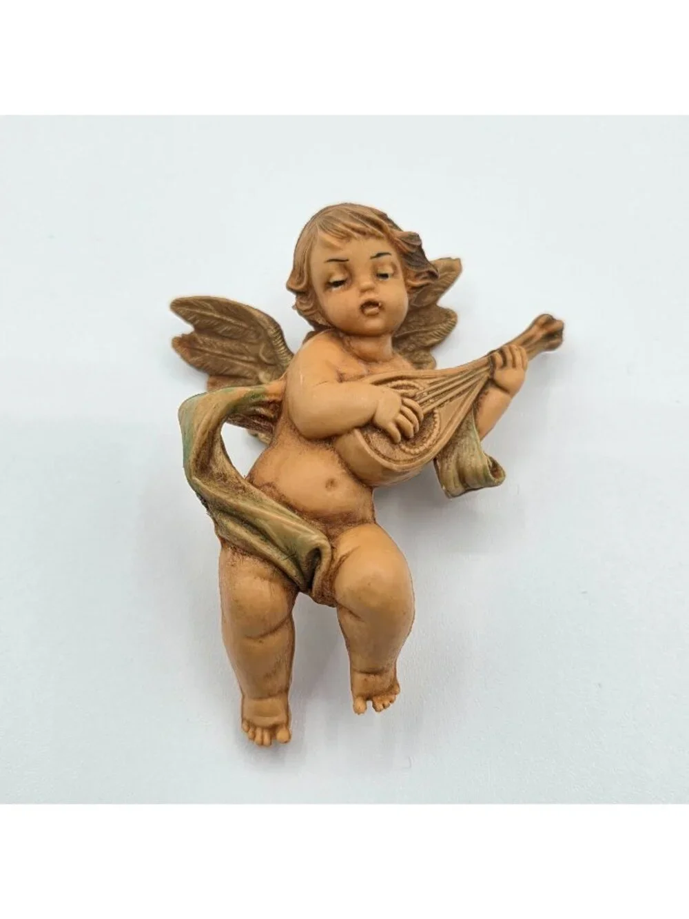 Fontanini Depose Italy Angel Cherub hanging ornament 2.5 inch tall